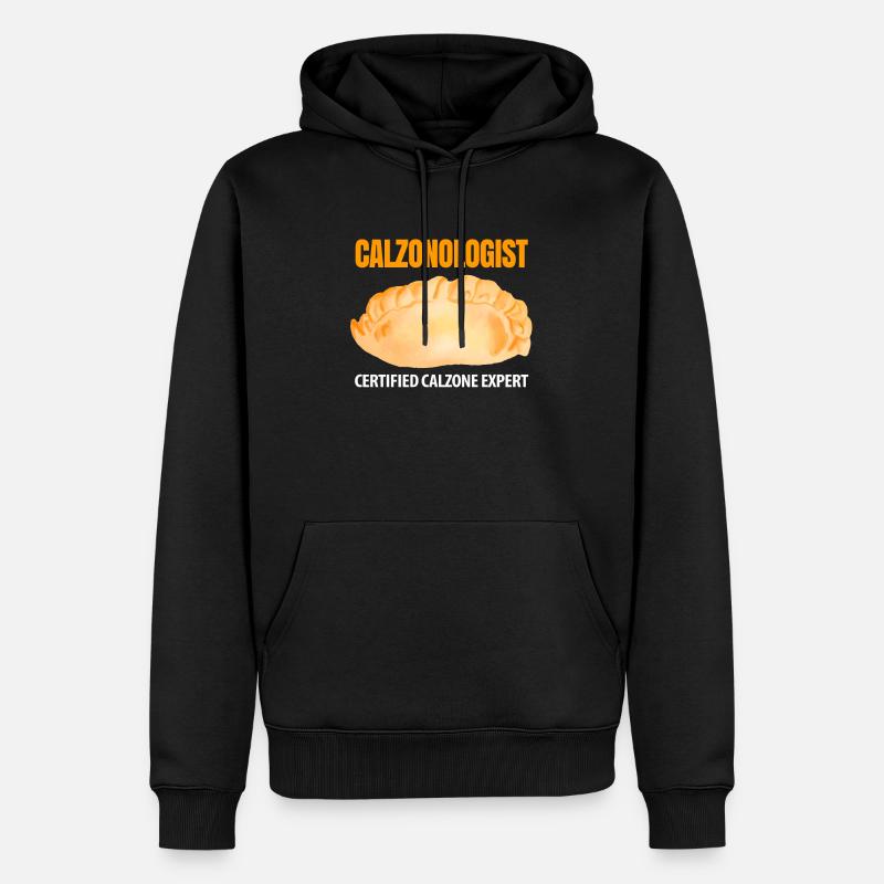 Calzone Pizza Cadeau - Sweat à capuche Premium bio Homme - noir