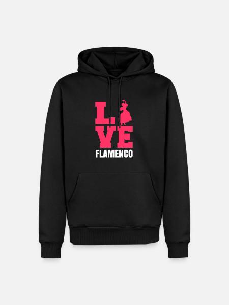 Flamenco - Men’s Premium Organic Hoodie - black