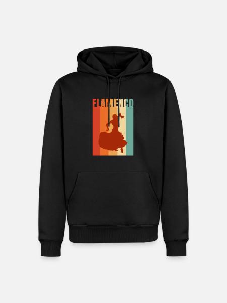 Flamenco - Men’s Premium Organic Hoodie - black