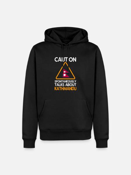Kathmandu - Men’s Premium Organic Hoodie - black