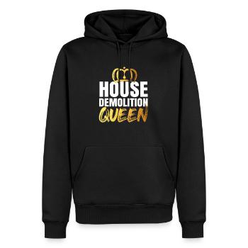 Haus Zerstörung Renovierung Geschenk - Männer Premium Bio Hoodie - Schwarz - Vorne - Nico (187cm)