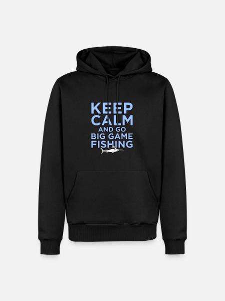 Schwertfisch - Männer Premium Bio Hoodie - Schwarz