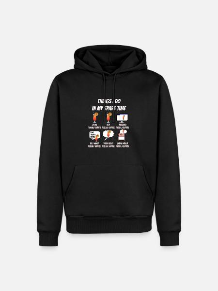 Tequila Sunrise - Männer Premium Bio Hoodie - Schwarz