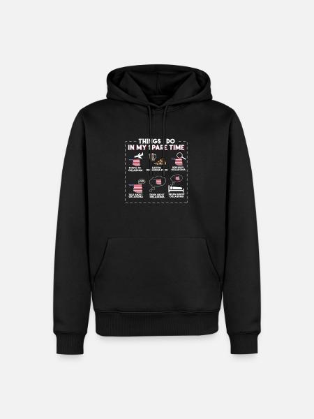 Oklahoma - Men’s Premium Organic Hoodie - black