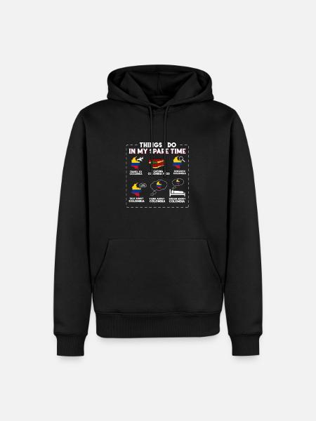 Colombia - Men’s Premium Organic Hoodie - black