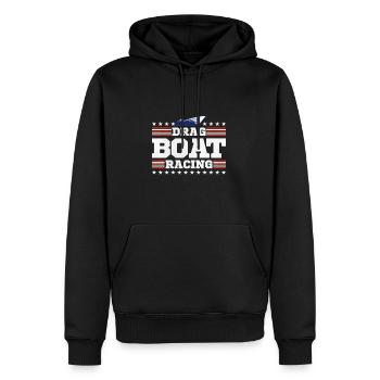 Drachenbootrennen Drachenboot - Männer Premium Bio Hoodie - Schwarz - Vorne - Nico (187cm)