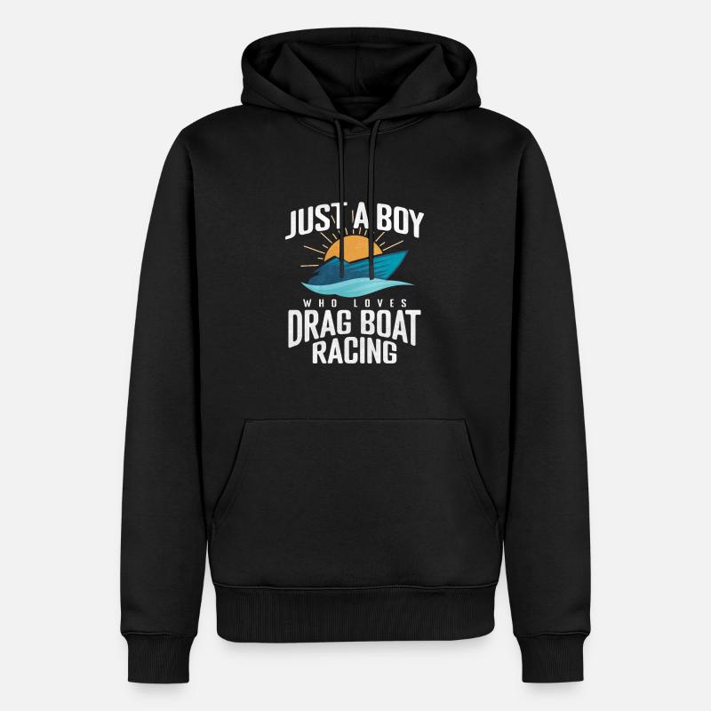 Drachenbootrennen Drachenboot - Männer Premium Bio Hoodie - Schwarz
