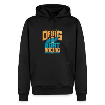 Dragon Boat Race Dragon Boat - Sweat à capuche Premium bio Homme - noir - Devant - Nico (187cm)