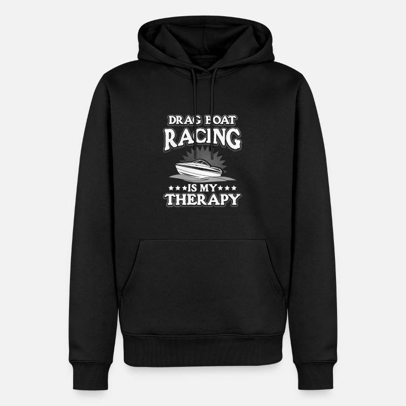 Drachenbootrennen Drachenboot - Männer Premium Bio Hoodie - Schwarz