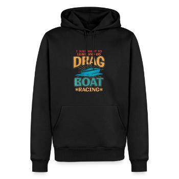 Dragon Boat Race Dragon Boat - Sweat à capuche Premium bio Homme - noir - Devant - Nico (187cm)
