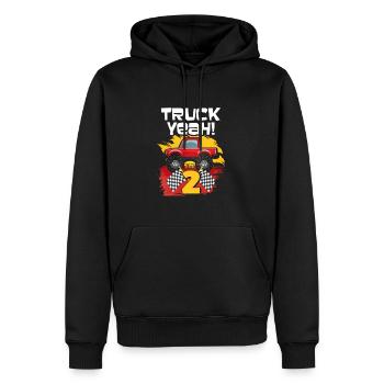 2. Geburtstag - Männer Premium Bio Hoodie - Schwarz - Vorne - Nico (187cm)