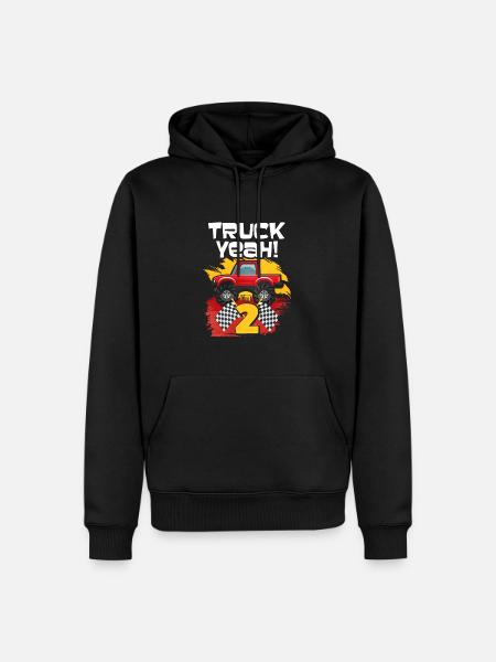 2ème anniversaire - Sweat à capuche Premium bio Homme - noir