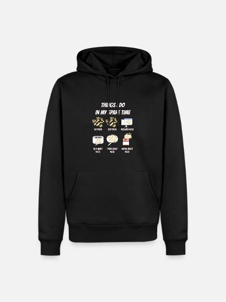Pasta Pasta Italy Gift - Men’s Premium Organic Hoodie - black