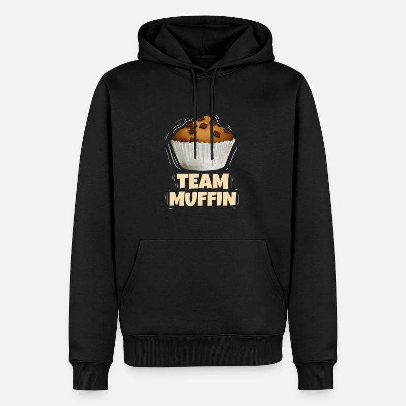 Équipe Muffin - Sweat à capuche Premium bio Homme - noir