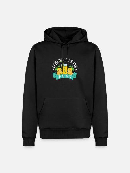 Stand de limonade Boss - Sweat à capuche Premium bio Homme - noir
