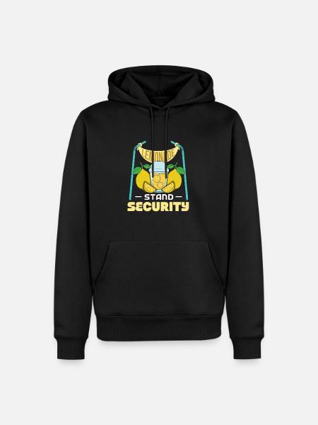 Lemonade Stand Safety - Men’s Premium Organic Hoodie - black