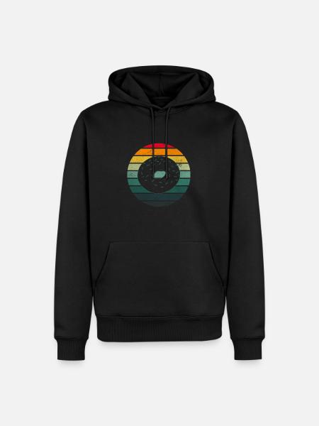 Bagel Gift Funny - Men’s Premium Organic Hoodie - black