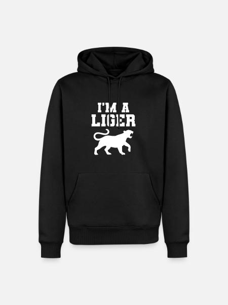 Liger Funny Gift - Men’s Premium Organic Hoodie - black