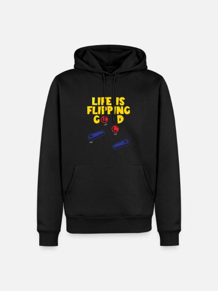Flipper - Sweat à capuche Premium bio Homme - noir