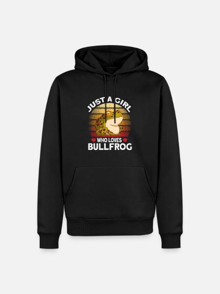 Bullfrog Frog Gift - Men’s Premium Organic Hoodie - black