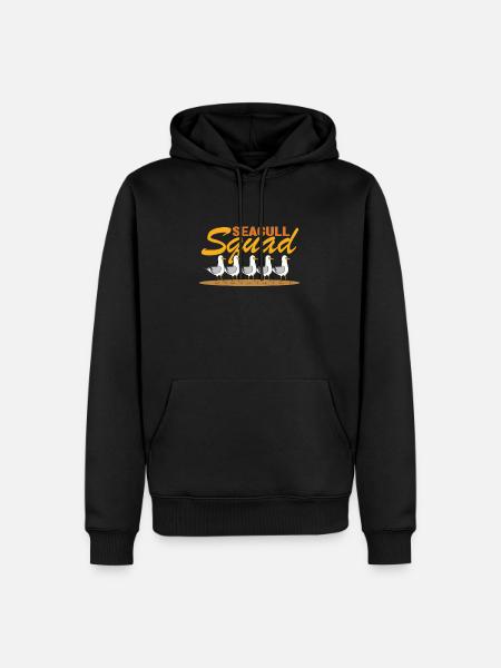 Seagull - Men’s Premium Organic Hoodie - black
