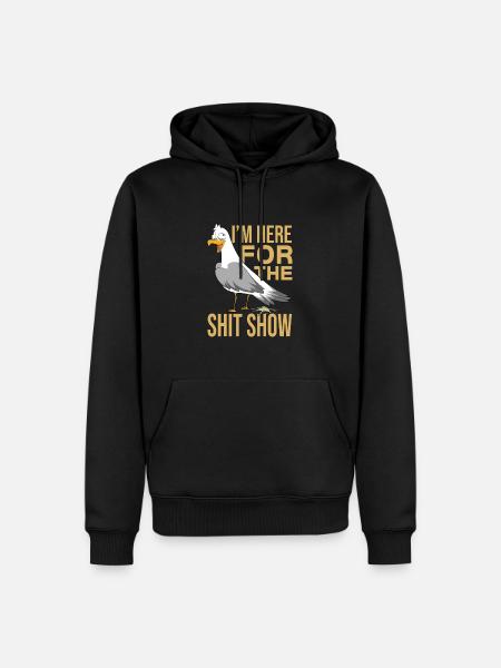 Seagull - Men’s Premium Organic Hoodie - black