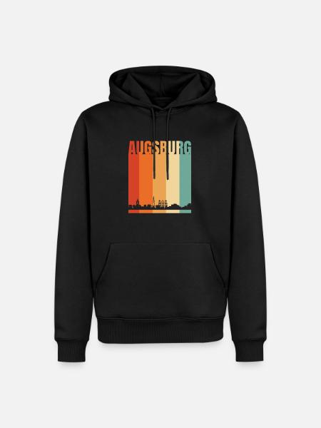 Augsburg - Men’s Premium Organic Hoodie - black