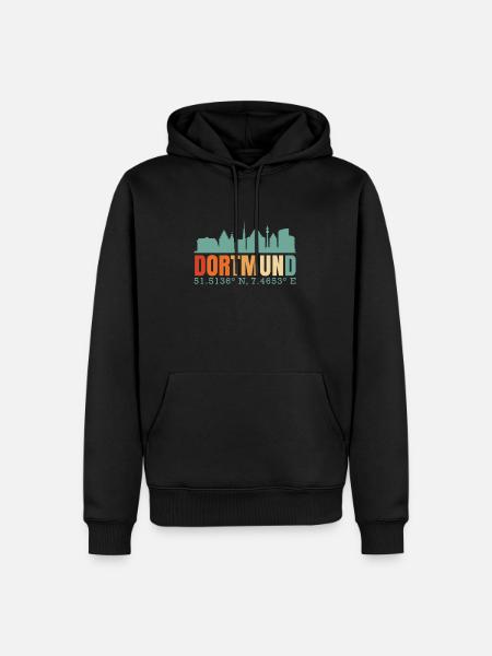 Dortmund - Men’s Premium Organic Hoodie - black