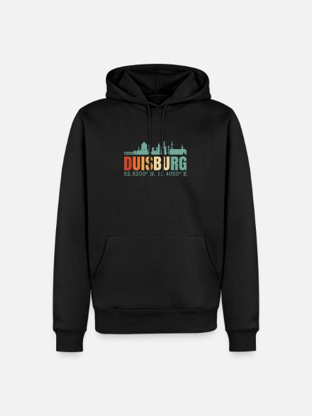 Duisburg - Men’s Premium Organic Hoodie - black