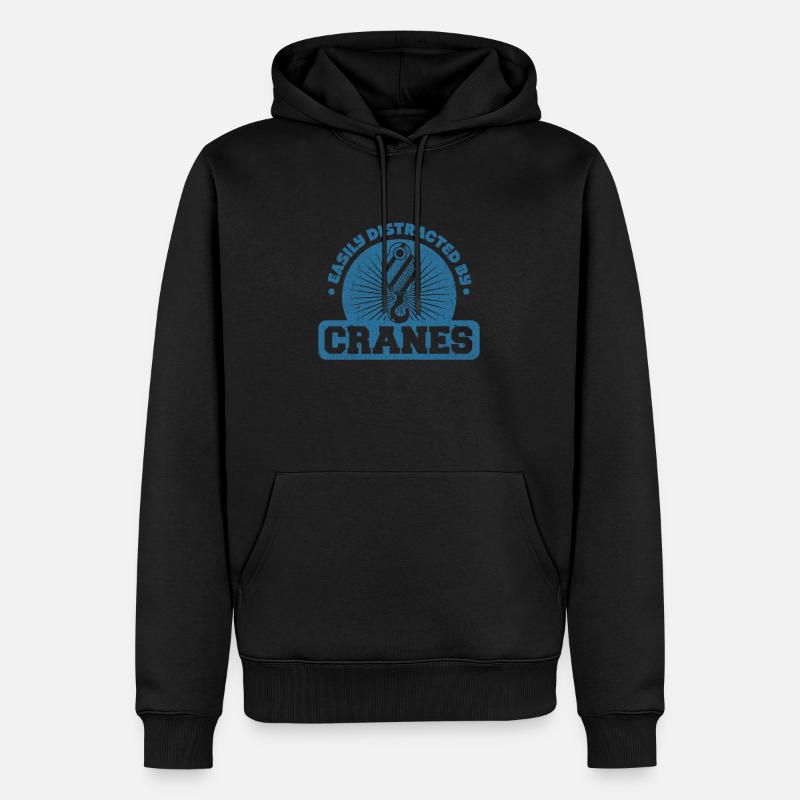 Cadeau de grutier - Sweat à capuche Premium bio Homme - noir