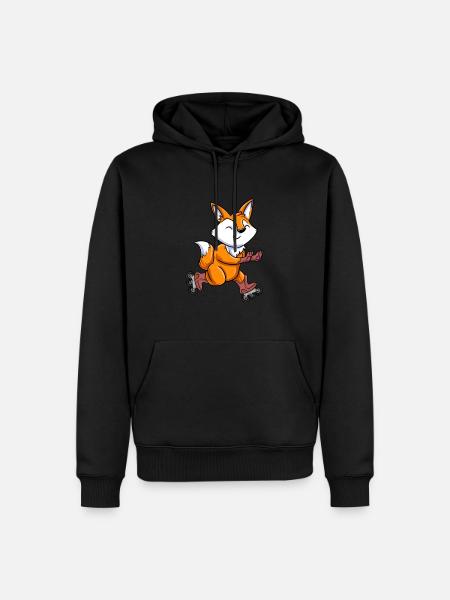Inline Skating Inline Skating Gift - Men’s Premium Organic Hoodie - black
