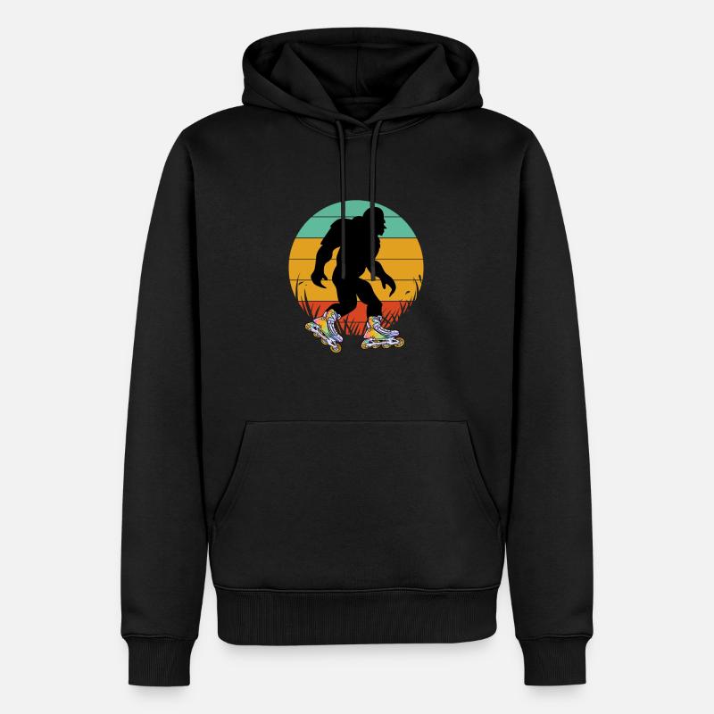 Inline Skating Inline Skating Gift - Men’s Premium Organic Hoodie - black
