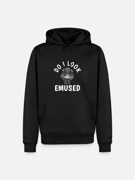 Bouquet Emu Gift - Men’s Premium Organic Hoodie - black
