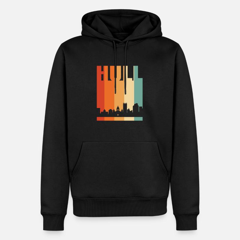 Coque - Sweat à capuche Premium bio Homme - noir