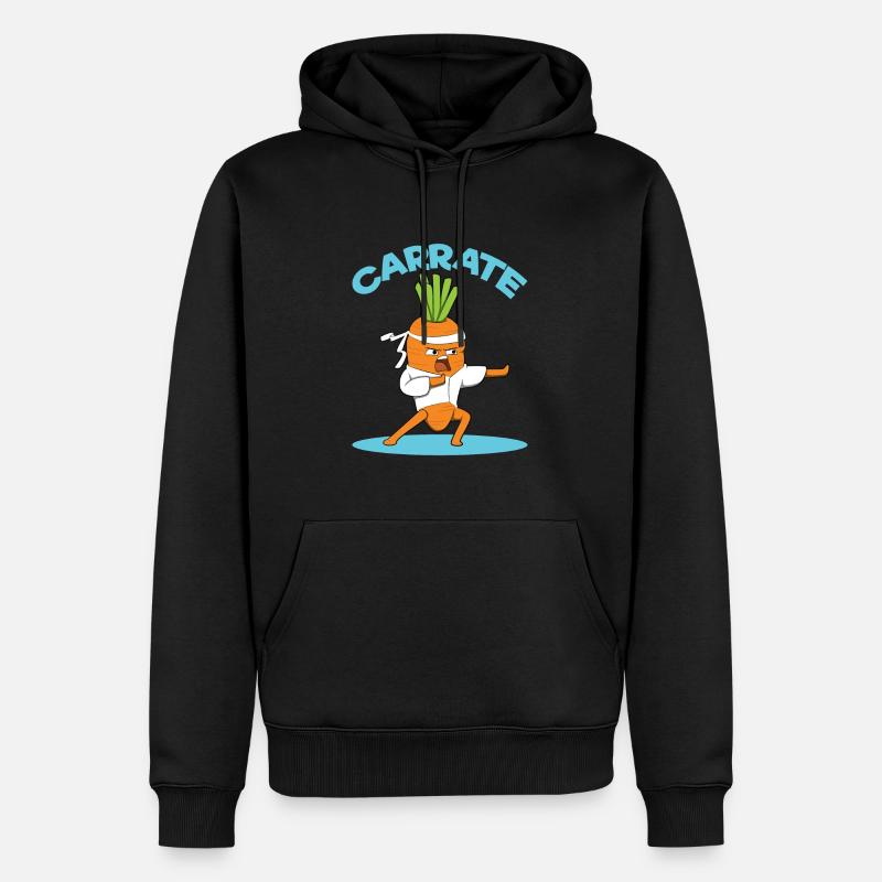 Karrotte - Männer Premium Bio Hoodie - Schwarz