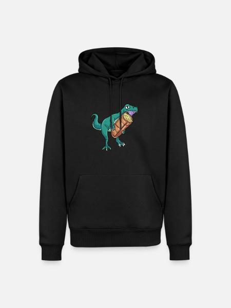 Knoblauch Knoblauchbrot Geschenk - Männer Premium Bio Hoodie - Schwarz