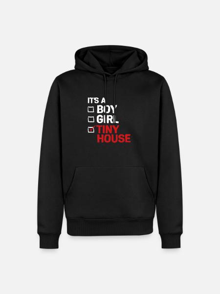 Tiny House - Männer Premium Bio Hoodie - Schwarz