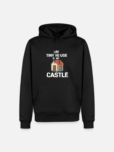 Tiny House - Männer Premium Bio Hoodie - Schwarz