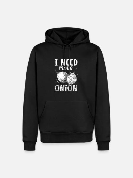 Oignon Dire cadeau - Sweat à capuche Premium bio Homme - noir