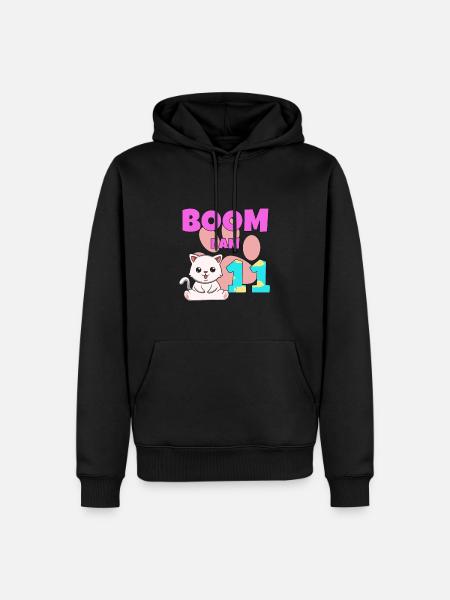 11th birthday - Men’s Premium Organic Hoodie - black