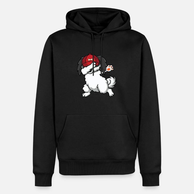 Shih Tzu - Männer Premium Bio Hoodie - Schwarz