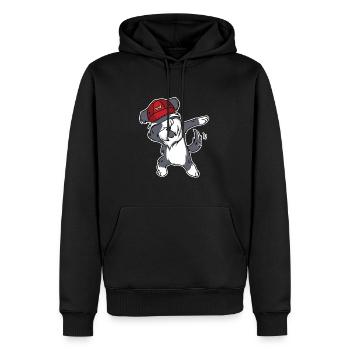 Zwergschnauzer - Männer Premium Bio Hoodie - Schwarz - Vorne - Nico (187cm)