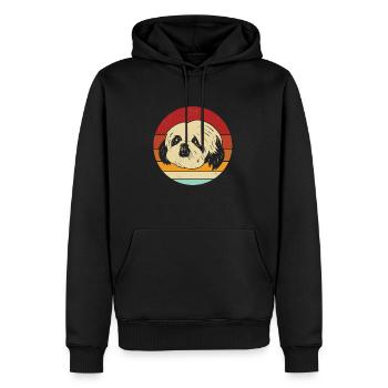 Shih Tzu - Männer Premium Bio Hoodie - Schwarz - Vorne - Nico (187cm)