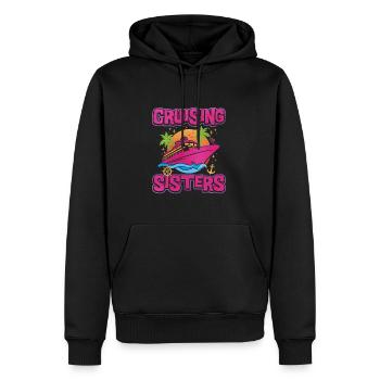 Kreuzfahrt - Männer Premium Bio Hoodie - Schwarz - Vorne - Nico (187cm)