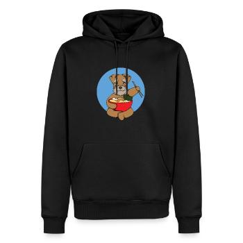 Zwergschnauzer - Männer Premium Bio Hoodie - Schwarz - Vorne - Nico (187cm)