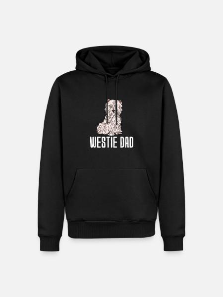 West Highland Terrier - Men’s Premium Organic Hoodie - black