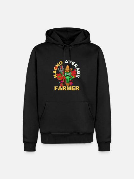 Cinco De Mayo Farmer - Männer Premium Bio Hoodie - Schwarz