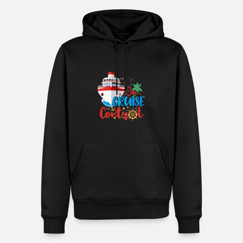 Kreuzfahrt - Männer Premium Bio Hoodie - Schwarz