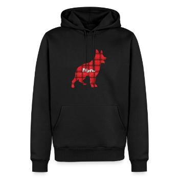 Bouvier australien - Sweat à capuche Premium bio Homme - noir - Devant - Nico (187cm)
