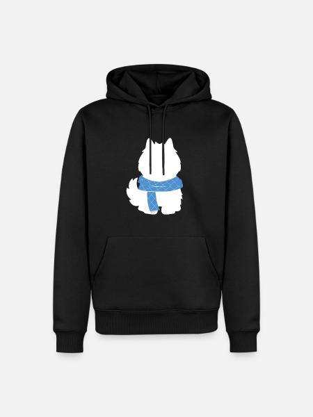 American Eskimo Dog - Men’s Premium Organic Hoodie - black